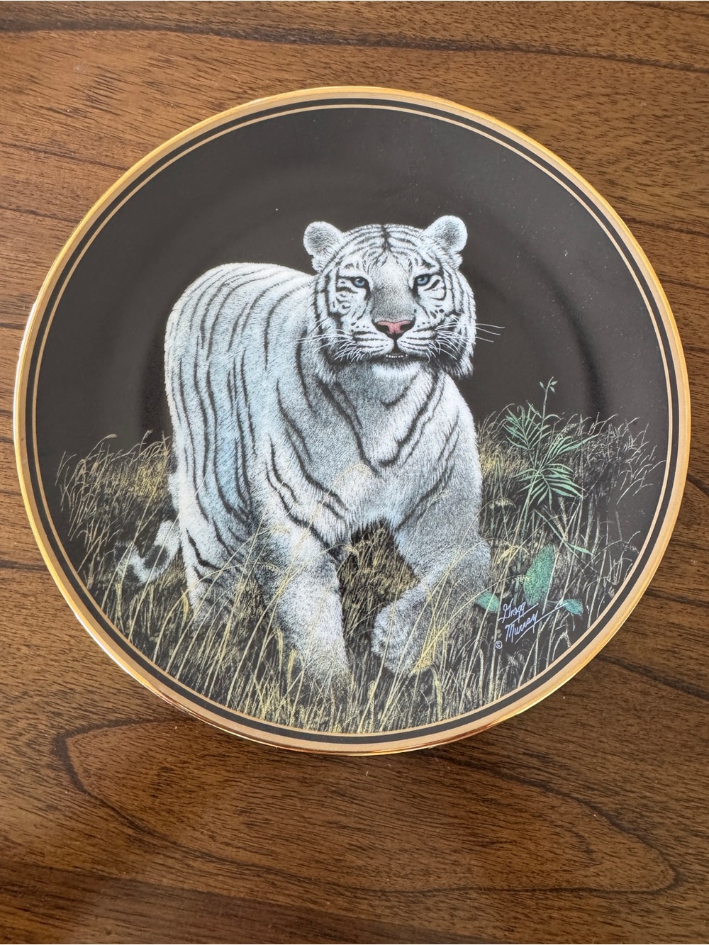 White Tiger Collector Plate – Hamilton Collection – Greg Murray – 1992